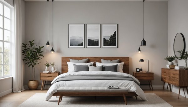 Déco minimaliste pour une chambre apaisante